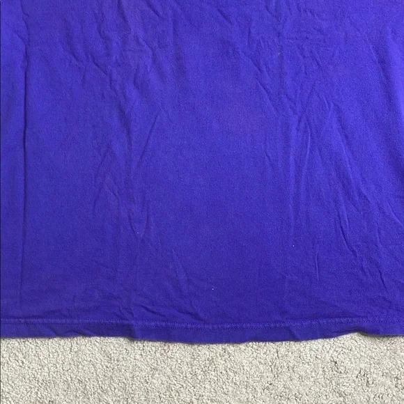 TCE “COLLEGE” Purple and White Short Sleeve Tee - Picture 6 of 7